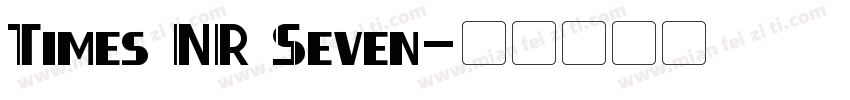 Times NR Seven字体转换